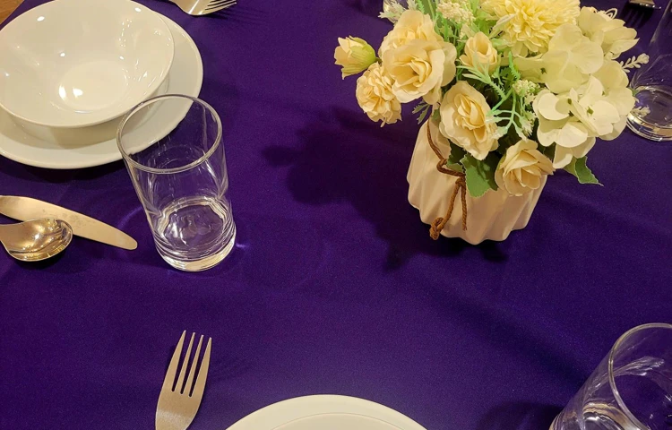 Table Set For Dinner At Winnersh, RG41 5WN