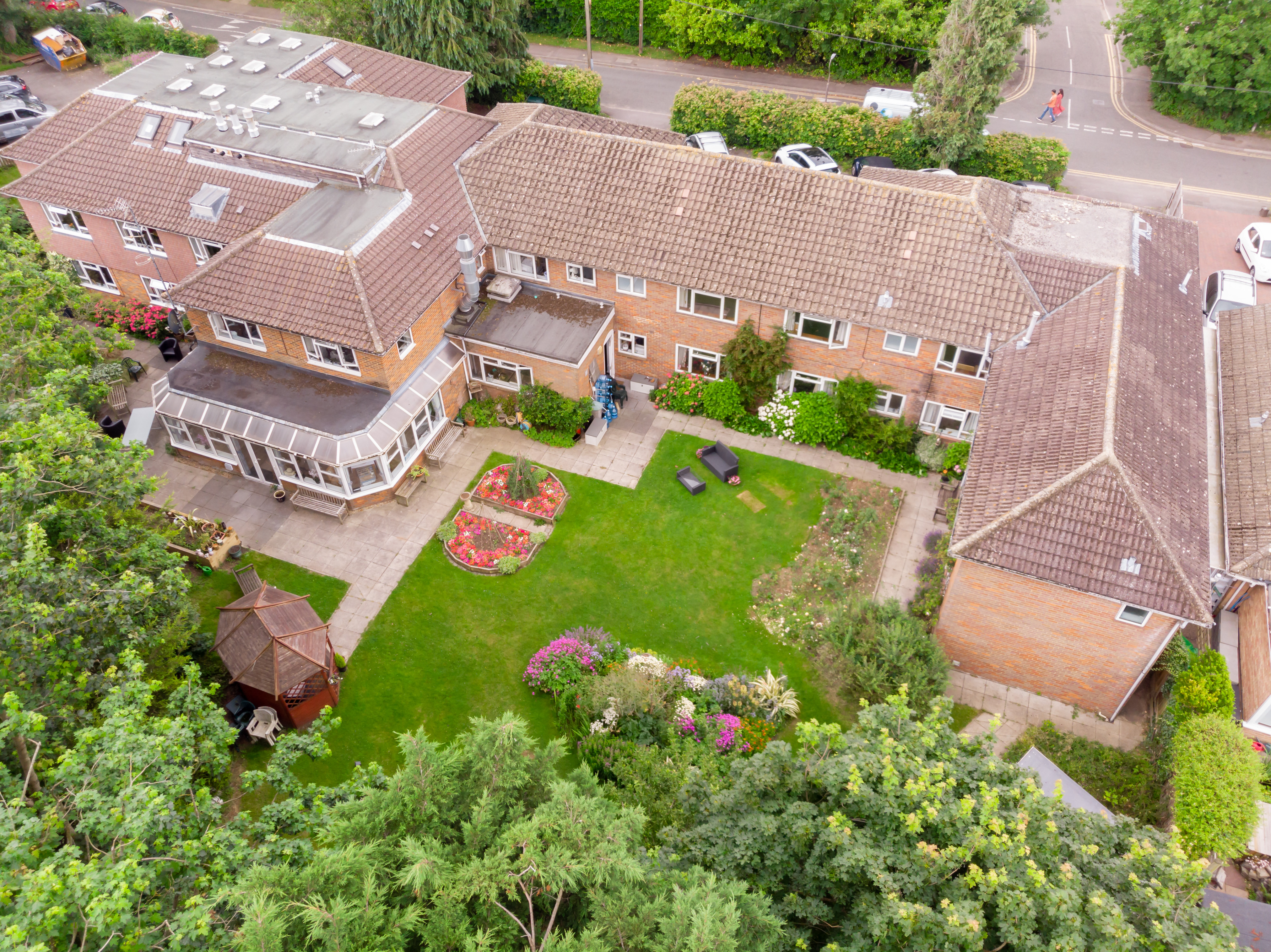 Aerial view of Pratt House